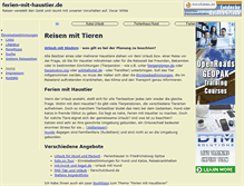 Tablet Screenshot of ferien-mit-haustier.de
